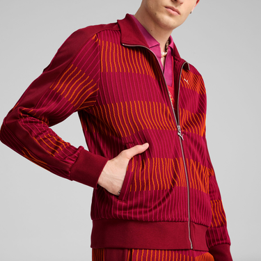 Яке бомбър Puma Players Lane T7 Jacket Червено | 626659, 4