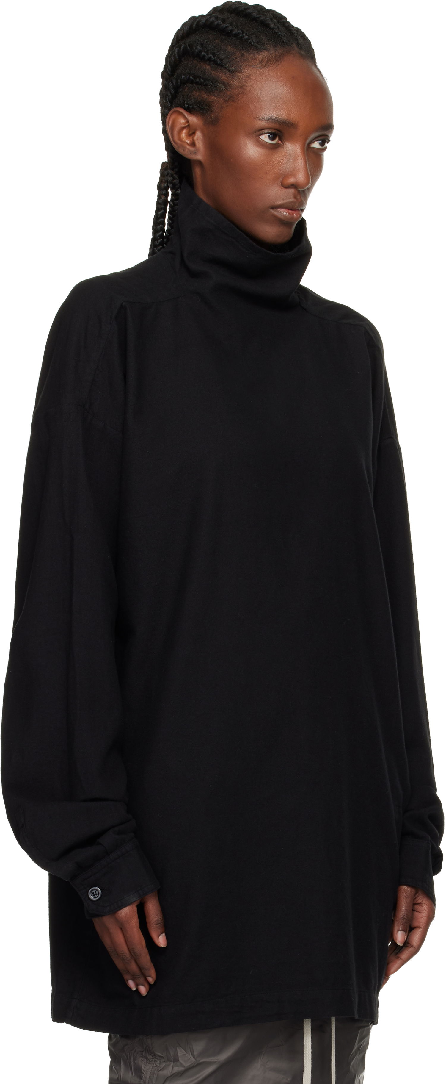Пуловер Rick Owens DRKSHDW Concordians Jumbo Turtleneck Черно | DS02E7505 CFL, 1
