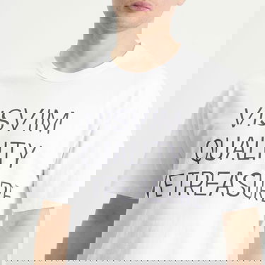 Тениска visvim Jumbo T-Shirt with 'VISVIM QUALITY WE TREASURE' print, Size Large Бяло | 0125205010016-WHT, 5