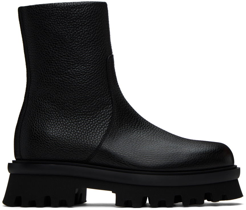 Облекло FERRAGAMO Salvatore Ferragamo Metropolitan Combat Boots Черно | 01G194 - 763853, 0