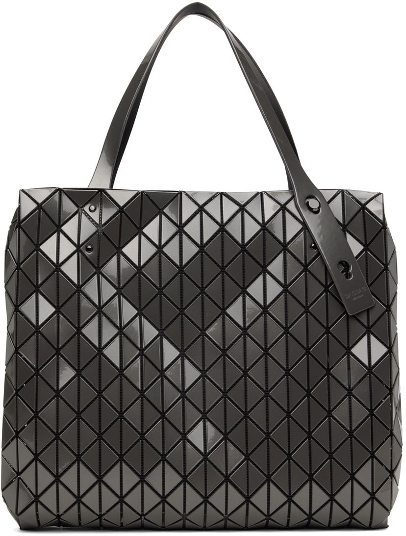 Голяма пазарска чанта BAO BAO ISSEY MIYAKE Gunmetal Metallic Tote Bag Сиво | BB48AG462