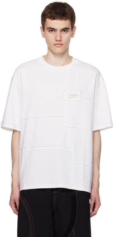 Тениска Feng Chen Wang Feng Chen Wang Paneled T-Shirt Бяло | FMF16TS03, 0