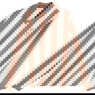Поло тениска Fred Perry x Craig Green Heavy Weight Long Sleeve Striped Polo Shirt Многоцветен | SM1142-76A, 1