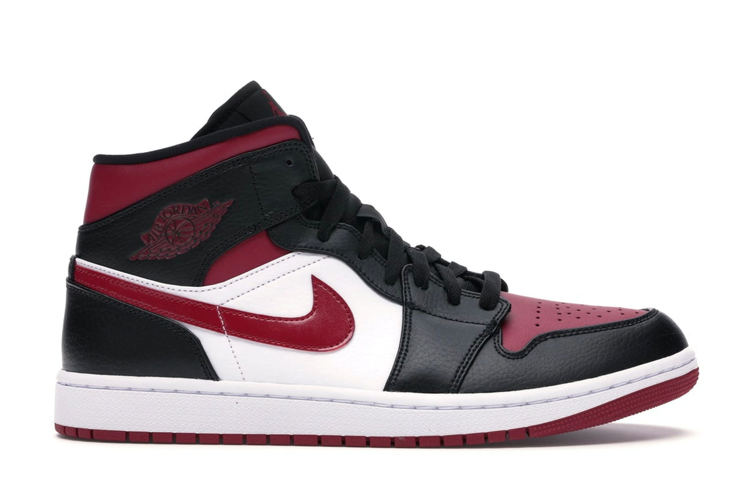 Кецове и обувки Jordan Air Jordan 1 Mid "Noble Red" Черно | 554724-066, 0