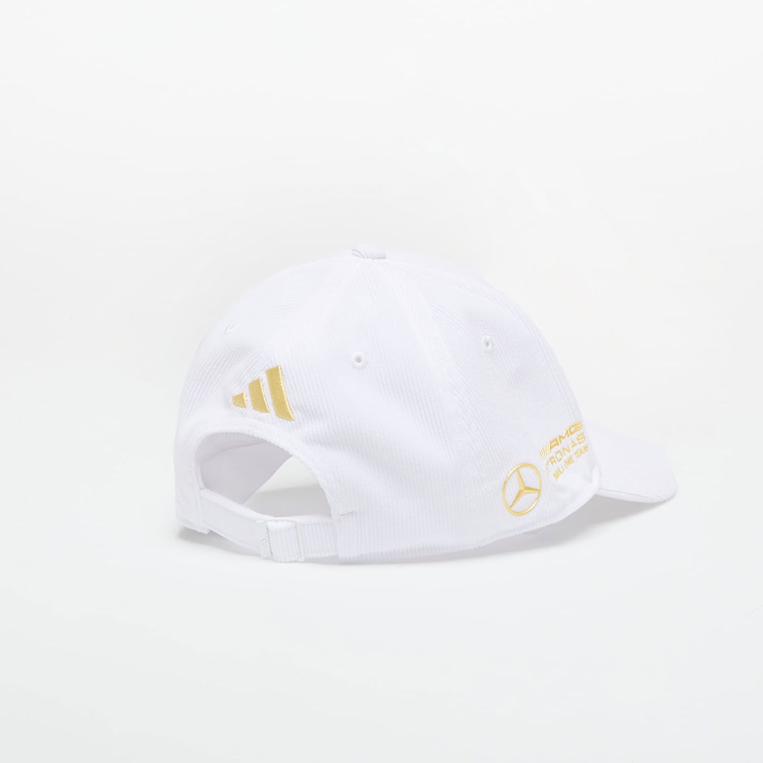 Шапка с козирка adidas Performance Mercedes-AMG Petronas Formula One Team Corduroy Cap Бяло | JY5608, 1
