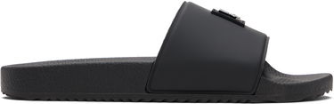 Кецове и обувки BOSS Hugo Contrast-Logo Strap Slides Черно | 50548671, 0