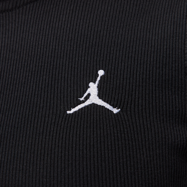 Pокля Jordan Jordan Knit Long Sleeve Half-Zip Dress Черно | HF9477-010, 4