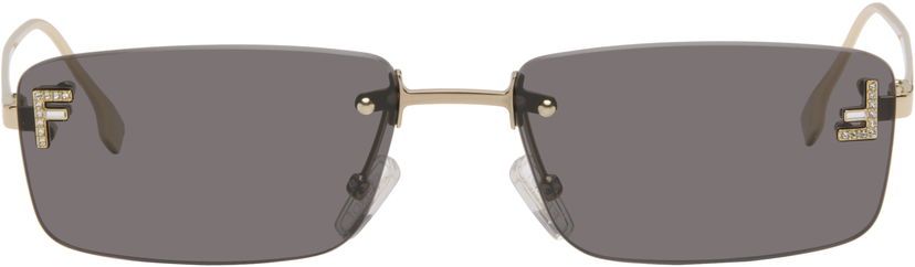 Слънчеви очила FENDI 'Fendi First' Crystal Sunglasses Сиво | FE4172USW5432A 192337228889