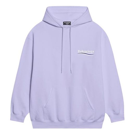 Суитчър Balenciaga Campaign Medium Fit Hoodie Лилаво | 600583TKVI93072, 0