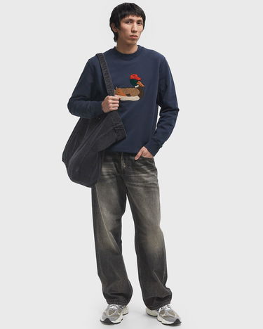 Суитчър Edmmond Studios Duck Hunt Crewneck Sweatshirt Тъмно синьо | 125-40-01590, 2