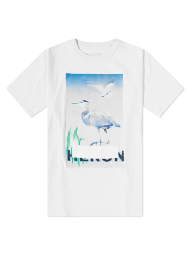 Тениска HERON PRESTON Censored Heron Tee Бяло | HMAA032S23JER0020140