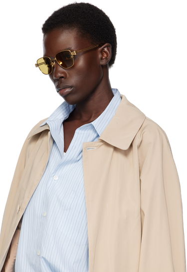 Слънчеви очила Bottega Veneta Bottega Veneta Bolt Sunglasses Жълто | BV1380S-002, 3