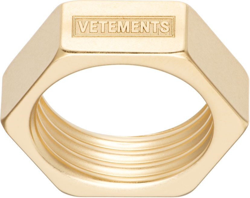Пръстен VETEMENTS Vetements Screwnut Ring Металик | UH76RI200G