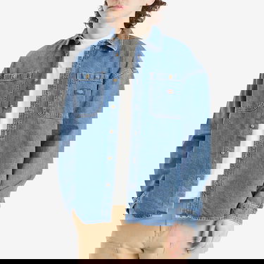 Риза Dickies Houston Long Sleeve Denim Shirt Синьо | DK0A4YF5CLB1-263, 2