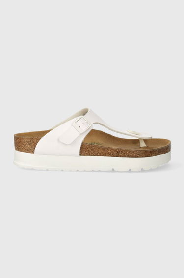 Кецове и обувки Birkenstock Papillio Gizeh Platform Flex Sandals Бяло | 1027396., 1