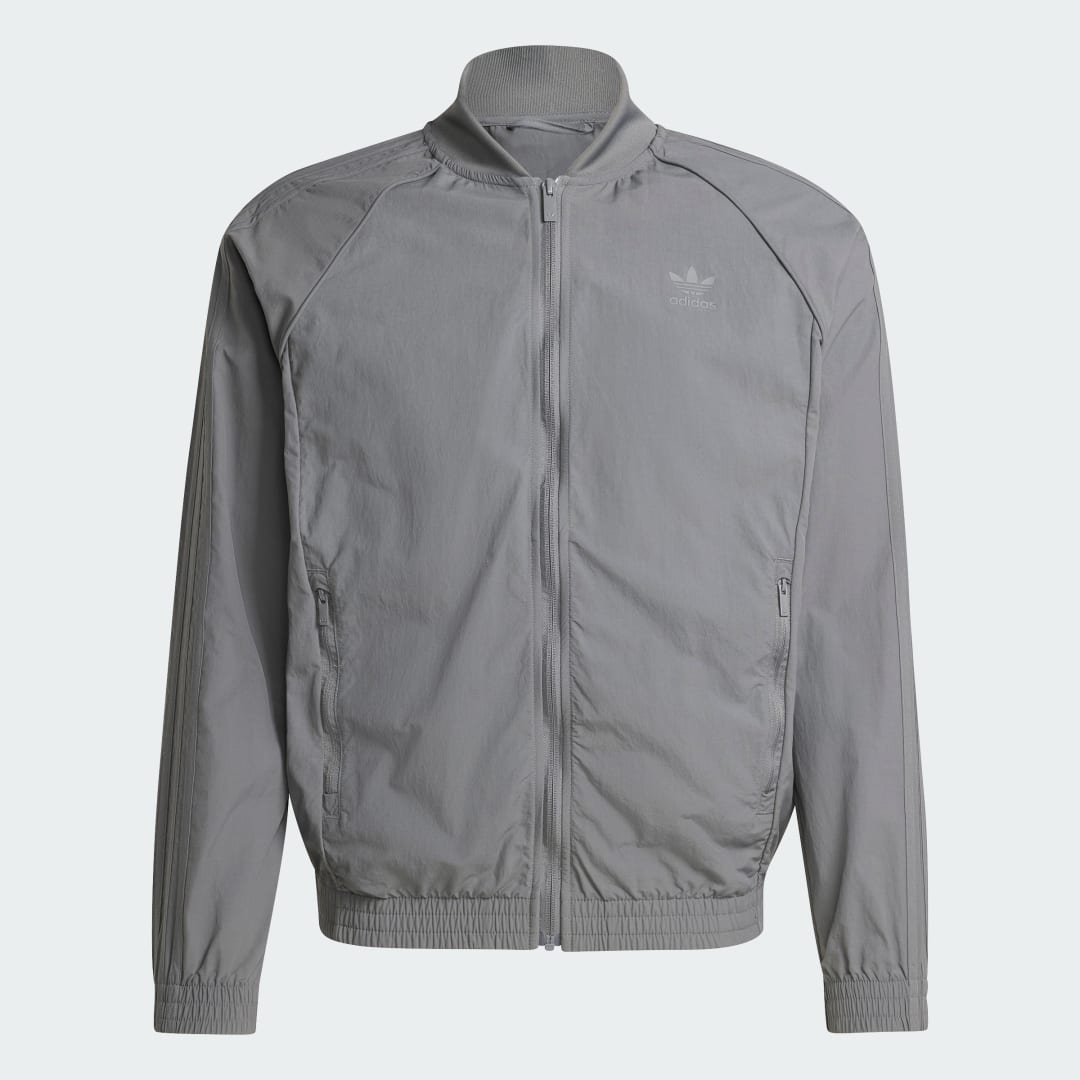 Яке бомбър adidas Performance Woven Track Top Сиво | IZ2112, 1