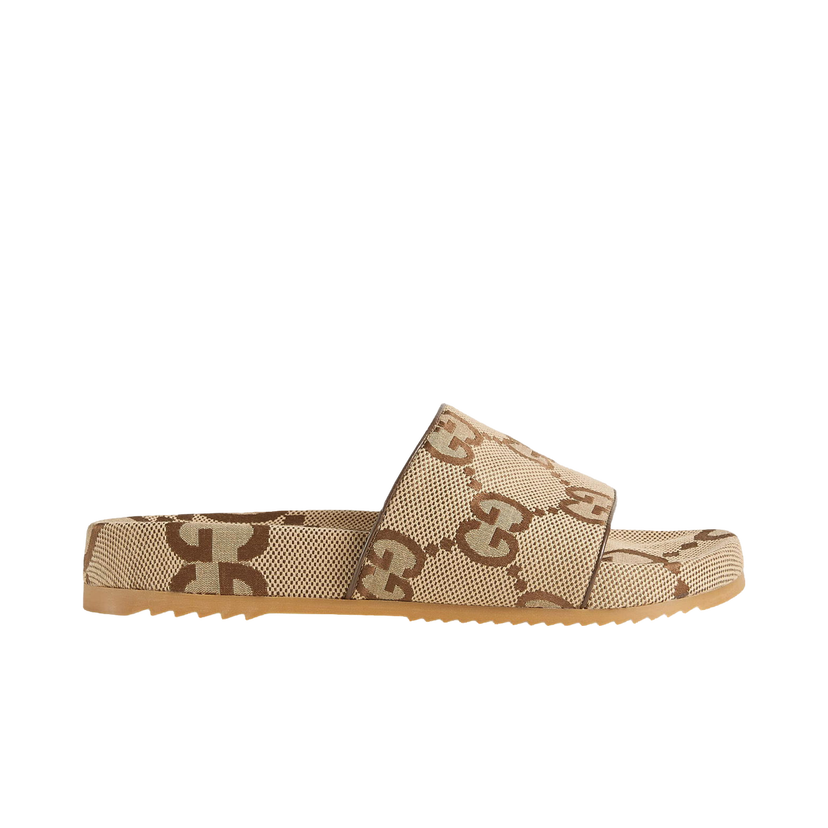Кецове и обувки Gucci maxi GG Canvas Slides Бежово | ‎624695 UKOD0 2673