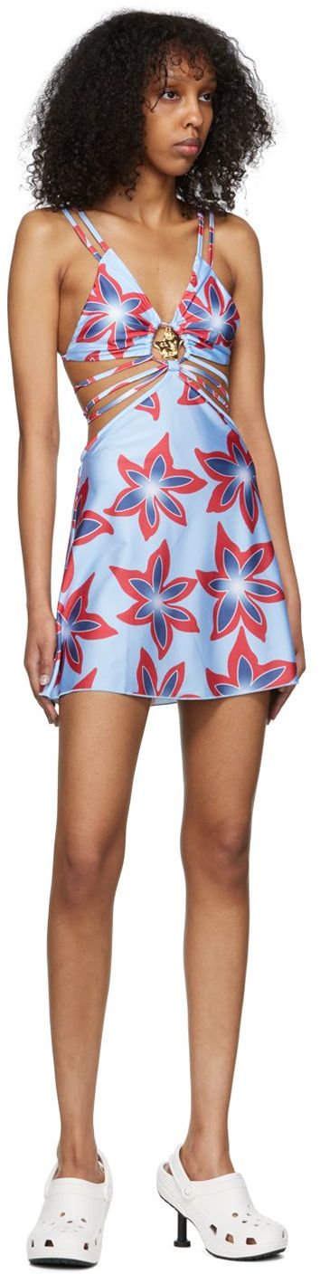 Pокля Chopova Lowena Exclusive Floral Print Mini Dress Многоцветен | 9121, 3