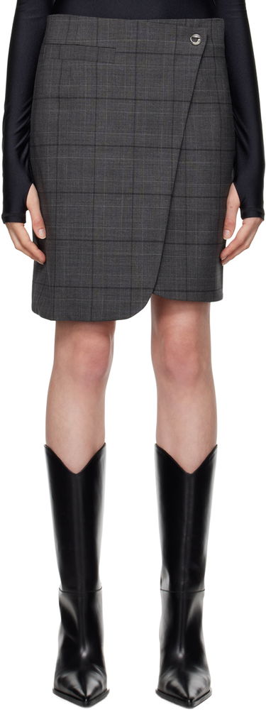 Пола Coperni Wrap Miniskirt Сиво | COPJ60F1001, 0