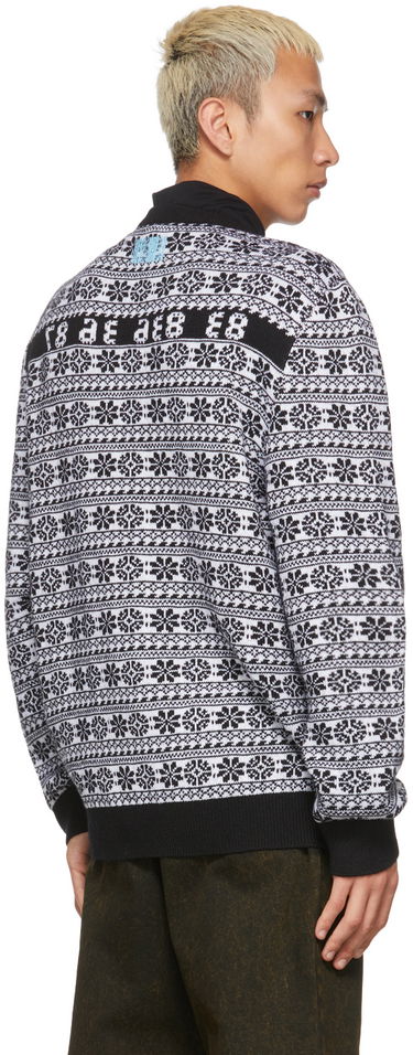 Пуловер VETEMENTS Number Nordic Sweater Бяло | VL12KN140B, 2