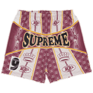 Къси панталони Supreme Por Ciento Soccer Short Бургунди | FW22SH3 BURGUNDY, 0