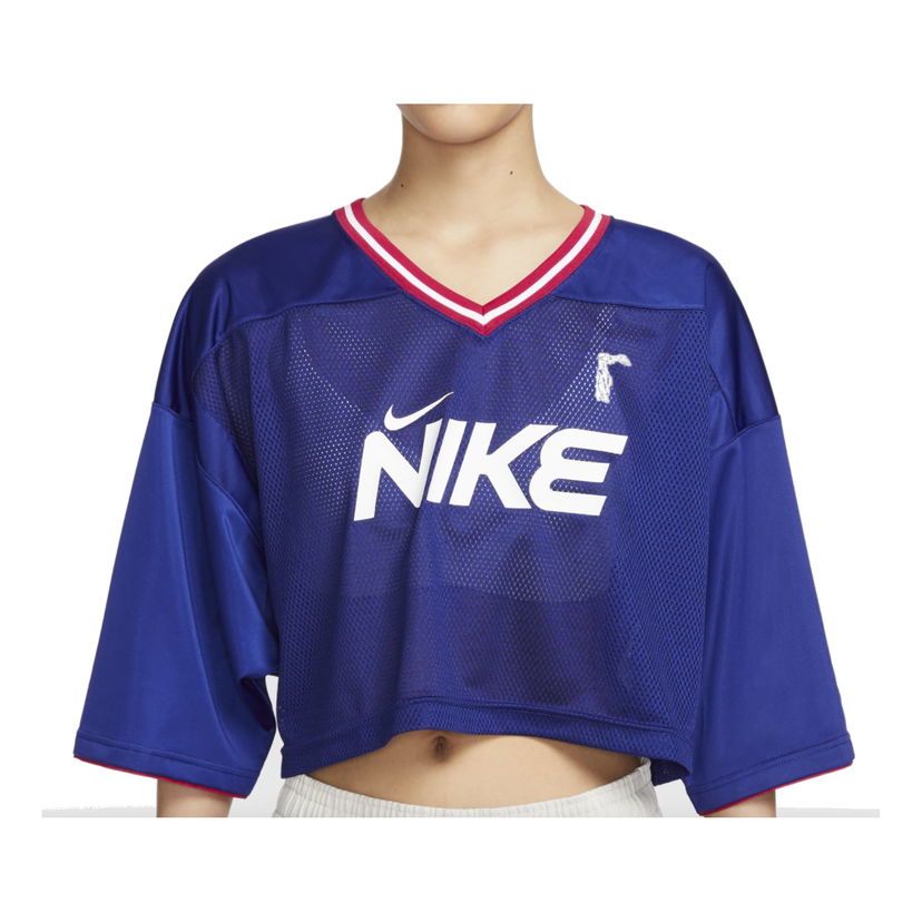 Съкратен топ Nike Sportswear Jersey 1972 Cropped Top Синьо | HF6288-455