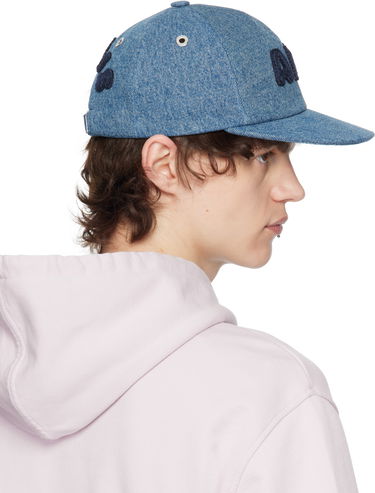 Шапка с козирка AMI AMI Paris Cotton Patch Trucker Cap Синьо | UCP028.DE0046, 2