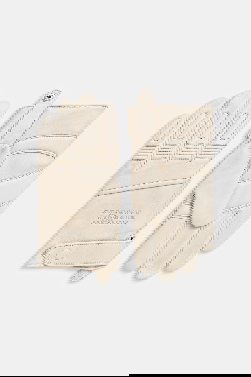 Ръкавици Maison Margiela MM6 Maison Margiela x Agnelle Leather Gloves Бежово | SH2TS0003.M07014.101, 0
