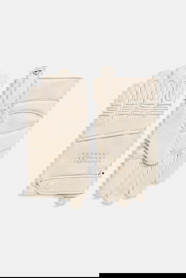 Ръкавици Maison Margiela MM6 Maison Margiela x Agnelle Leather Gloves Бежово | SH2TS0003.M07014.101, 0