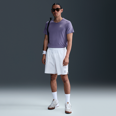 Тениска Nike NikeCourt Advantage Dri-FIT Tennis T-Shirt Лилаво | FZ6910-527, 4