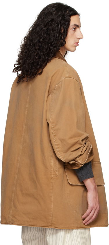 Яке Maison Margiela Maison Margiela Corduroy Collar Waxed Jacket Кафяво | S50AM0625 M35206, 2
