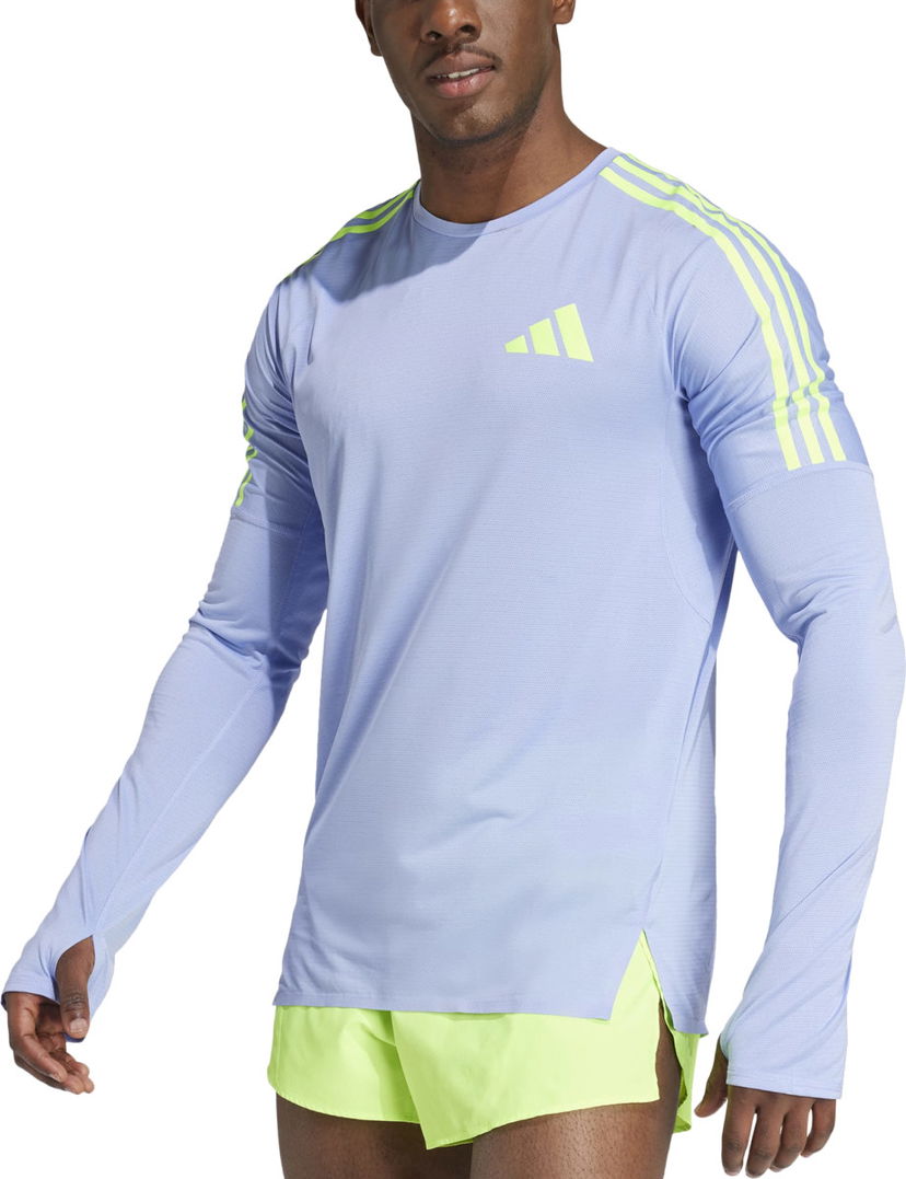 Тениска adidas Originals Adizero Tee Лилаво | it2160