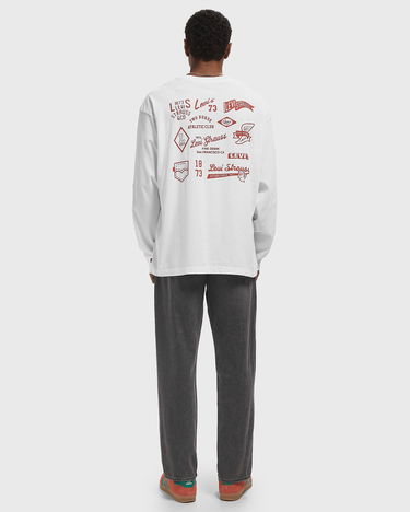 Тениска Levi's Long-Sleeve Two Horse Athletic Club Graphic T-Shirt Бяло | A6145-0086, 1