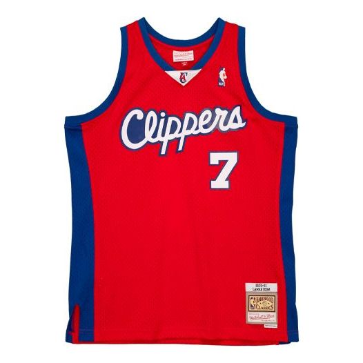 Фланелка Mitchell & Ness Mitchell & Ness Los Angeles Clippers Swingman Jersey Червено | SMJYSB19123-LACSCAR00LOM