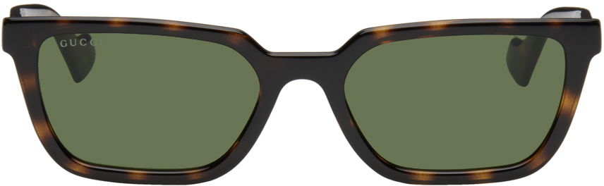 Слънчеви очила Gucci Gucci Tortoiseshell Cat-Eye Sunglasses Зелено | GG1539S-002, 0