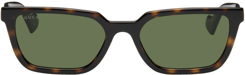 Слънчеви очила Gucci Gucci Tortoiseshell Cat-Eye Sunglasses Зелено | GG1539S-002