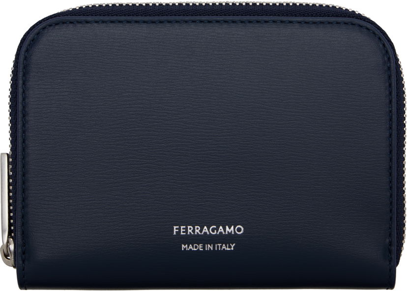 Портфейл FERRAGAMO Credit Card Holder Wallet Тъмно синьо | 775368