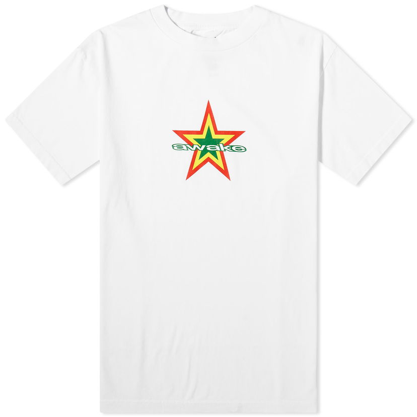 Тениска Awake NY Star Logo T-Shirt Бяло | AWK-FW23-TS005-WHT