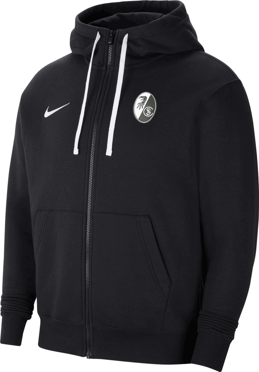 Суитчър Nike SC Freiburg Full-Zip Hoodie Черно | 6scfcw6887-010