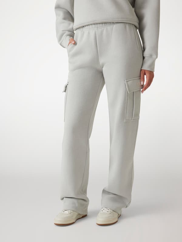 Карго панталони GUESS Mid Rise Cargo Pants Сиво | V4BB04KCHX0, 0
