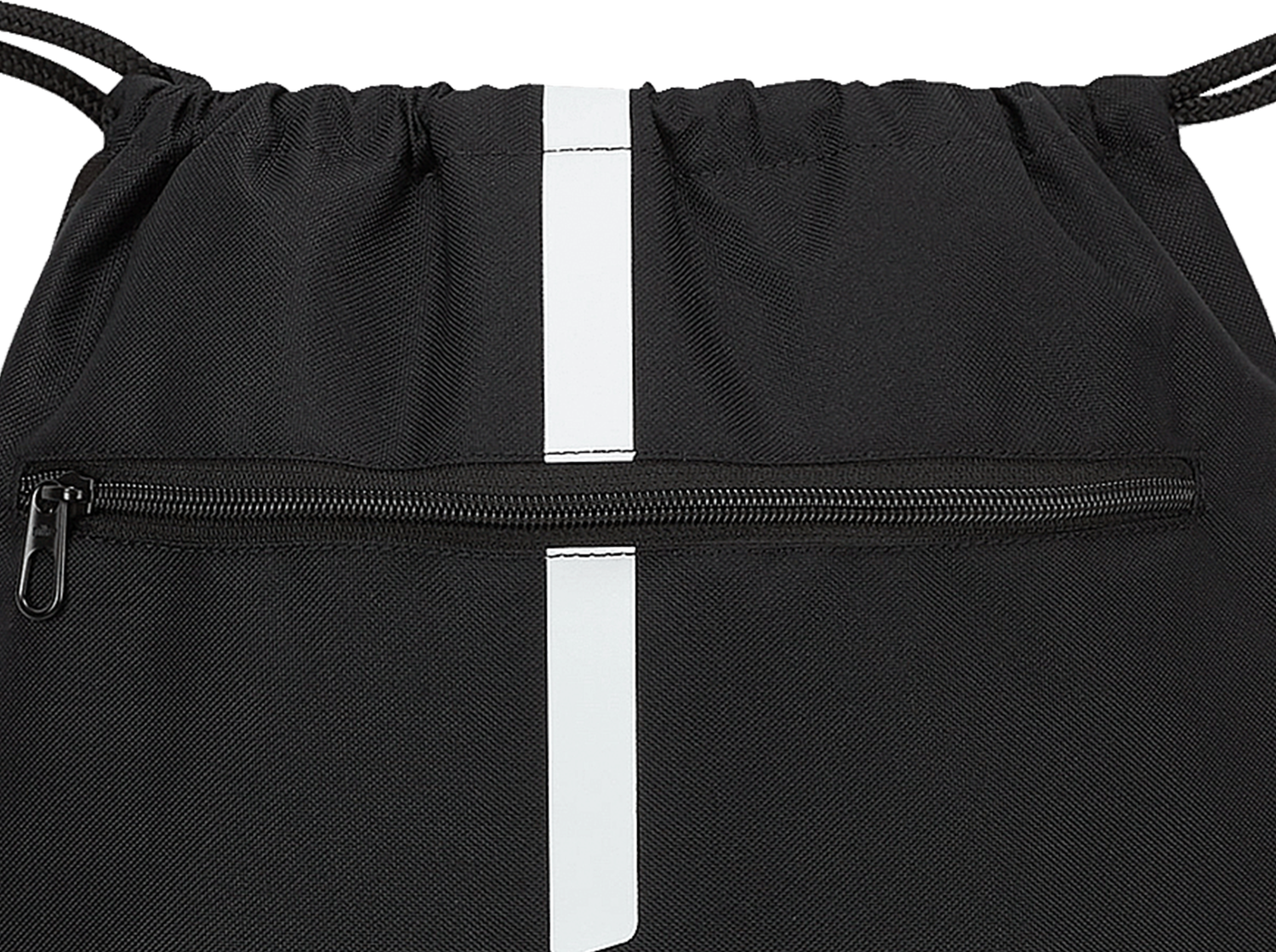 Спортна торба Nike SC Freiburg Gymsack with Zippered Pocket and Vertical Stripes Черно | 5scfda5435-nocode, 1