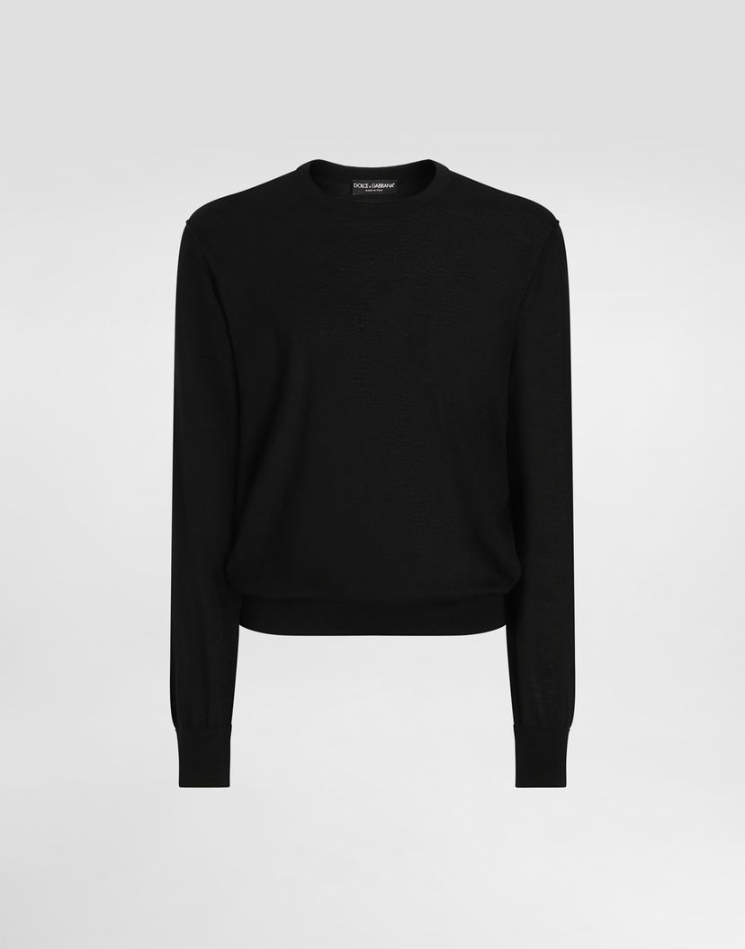 Пуловер Dolce & Gabbana Dolce & Gabbana Cashmere Pullover Черно | GXX02TJBW05N0000