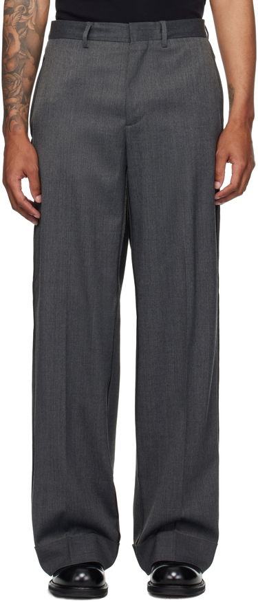 Панталони Maison Margiela MM6 Maison Margiela Rolled Cuff Trousers Сиво | SH0KA0047 S47848, 0