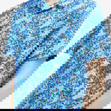 Риза Paul Smith Paul Smith Floral Print Vacation Shirt Синьо | M2R-114R-N22103-41, 5