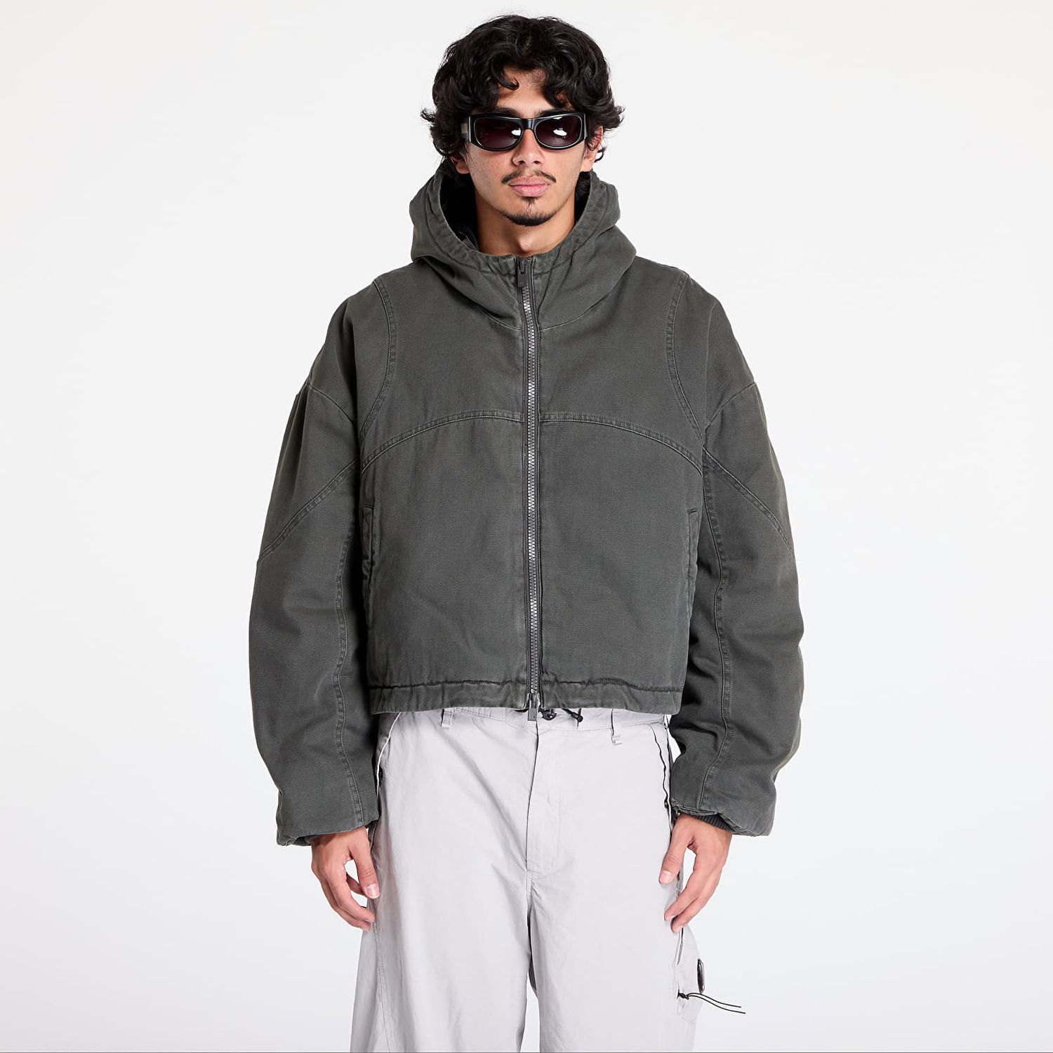 Суитчър HELIOT EMIL Dux Worker Jacket Зелено | AW24_W_02_142_DGY05, 0