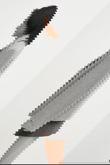 Палта Lacoste Wool Blend Cropped Peacoat Сиво | BF5309, 1