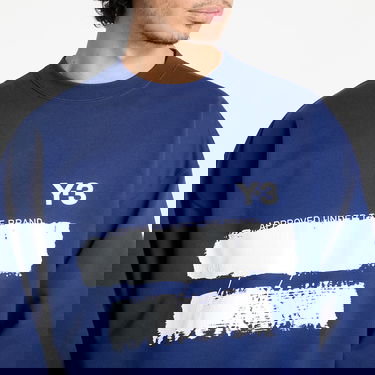 Суитчър Y-3 Y-3 Graphic Crew Sweatshirt Тъмно синьо | JM3232, 3