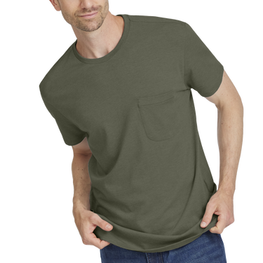Тениска Allbirds Merino Pocket Tee, Size Small Зелено | A12108M, 2