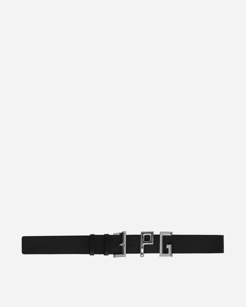 Колани Jean Paul Gaultier Leather Belt With Metal Logo Черно | 25-33-F-CE018-L029 00