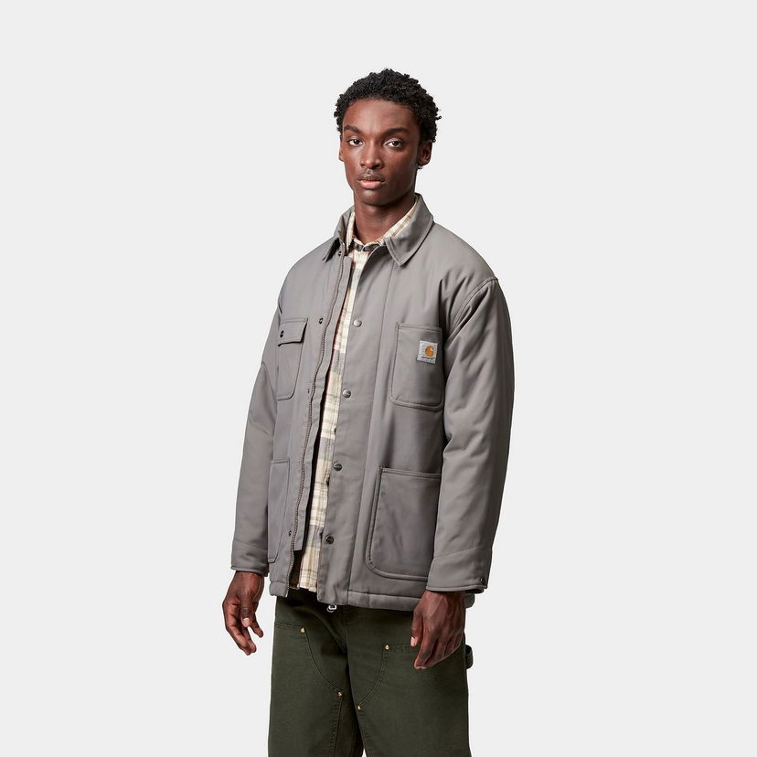 Палта Carhartt WIP Carhartt WIP Leroy Chore Coat Сиво | I035343_7